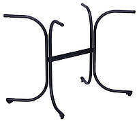 Опора для обіднього столу чорна сталева Олена Нью New Н500 Чорний підстілля для дому, кафе, ресторанів AMF