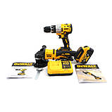 Набір 2в1 АКБ DeWalt 36V (Шуруповерт DCD996P2 + Болгарка DCG409) Набір 2в1 Деволт, фото 10
