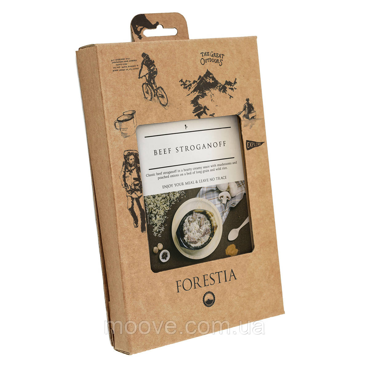 Forestia Готова страва Forestia Бефстроганов з рисом (з нагрівачем)
