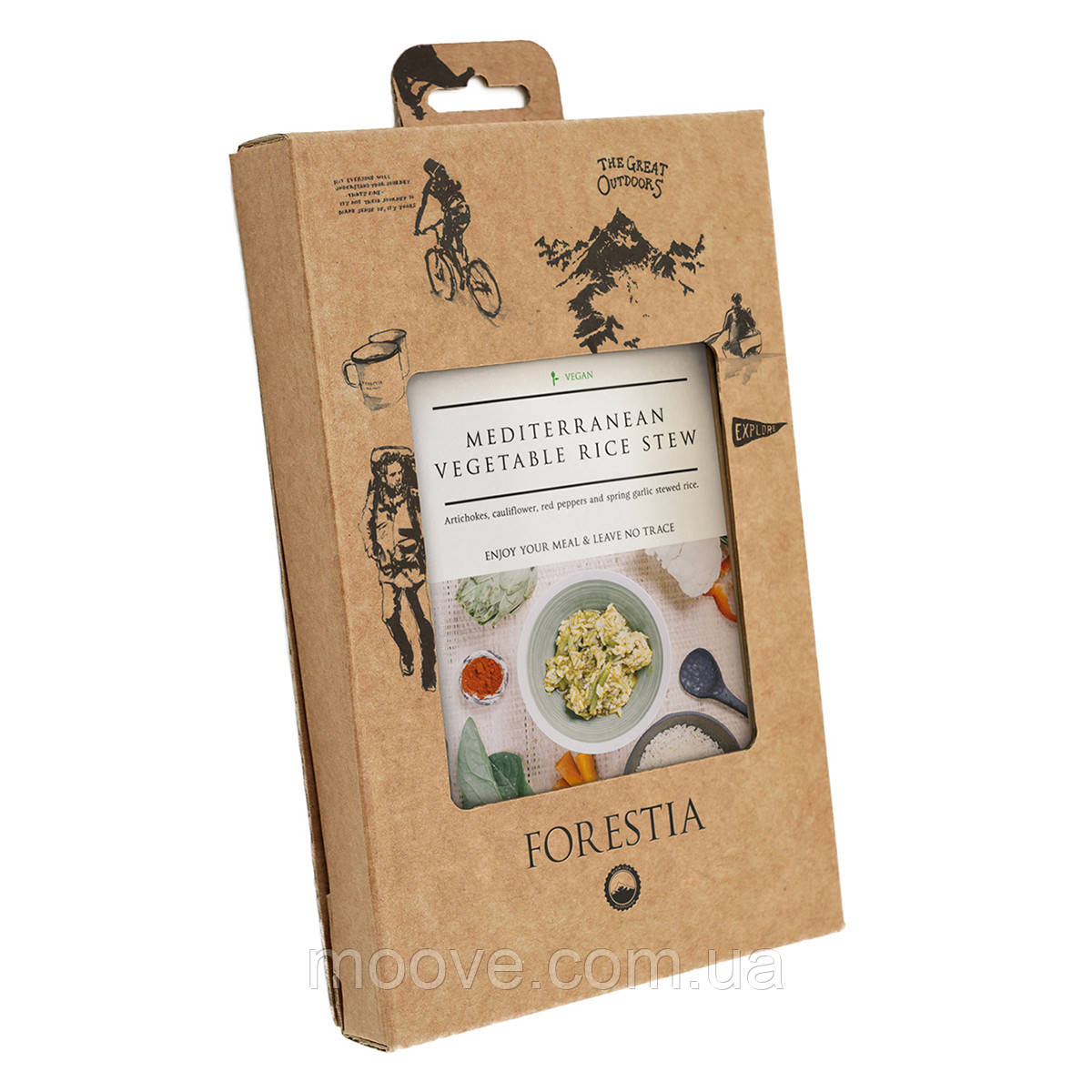 Forestia Готова страва Forestia Середньоземонгорське рисове рагу з овочами (з нагрівачем), фото 1