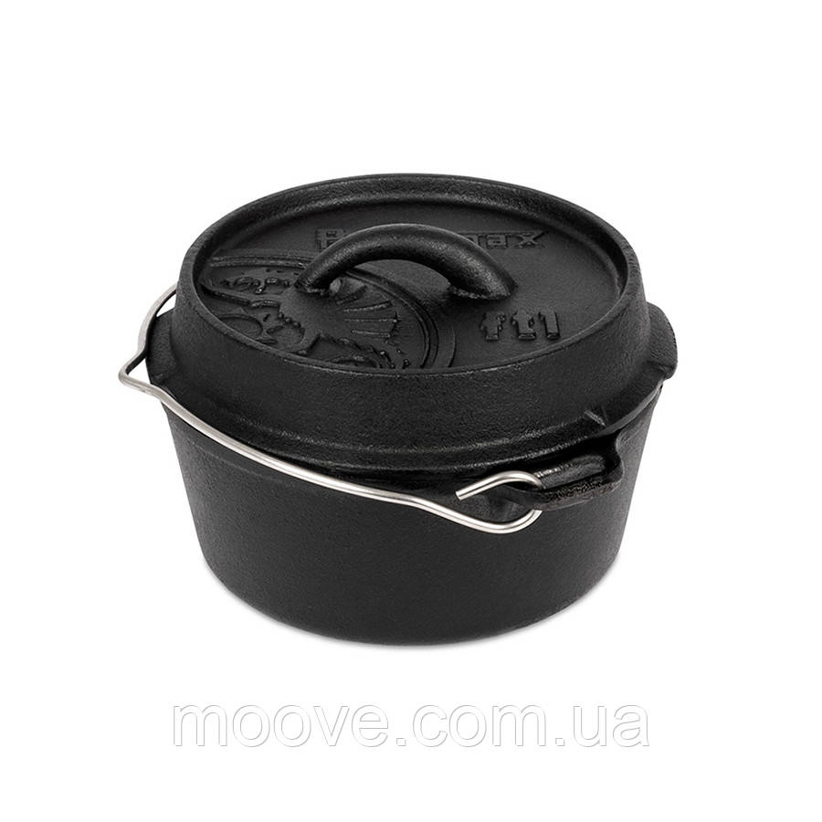 Petromax Казан-жарівня чавунна Petromax Dutch Oven ft1 плоске дно 0,9 л