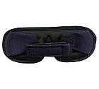 Маска для сну дихаюча Silenta 3D Dark Blue + Беруші, фото 3