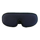 Маска для сну дихаюча Silenta 3D Dark Blue + Беруші, фото 4