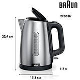Чайник Braun WK1500BK, фото 4