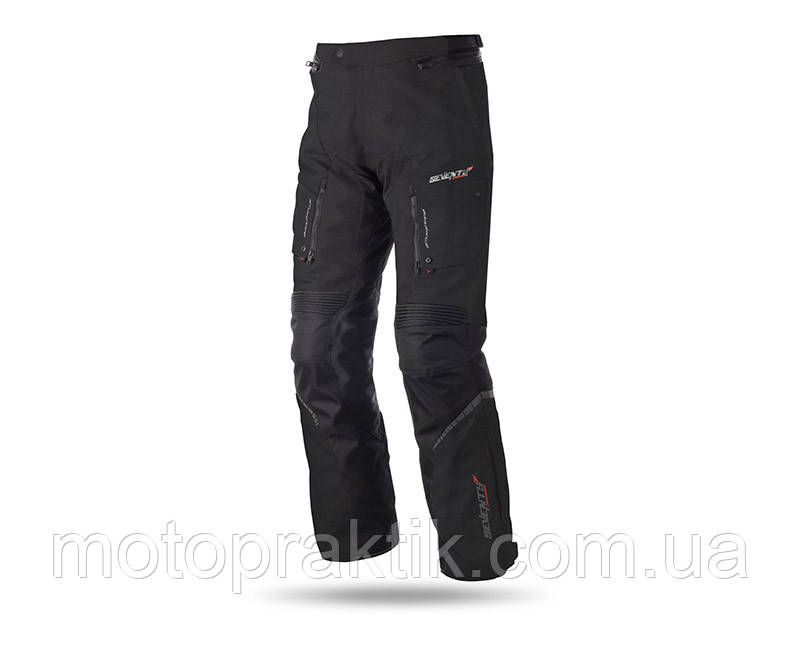 Seventy SD-PT1 Touring Pants Black, 2XS Мотоштани текстильні утеплені із захистом, фото 1