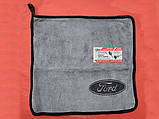 Подарунковий набір для Ford No1 (заглушки, брелок, мікрофібра, ковпачки), фото 3