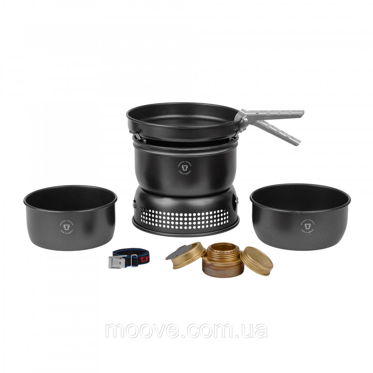 Trangia Набір посуду зі спиртовим пальником Trangia Stove 35-5 UL/BL (1.75 / 1.5 л) Black Non-Stick