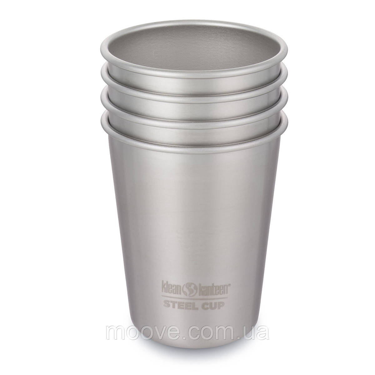 Klean Kanteen Набір сталевих склянок Klean Kanteen Pint Cup 295 мл (4 шт.)