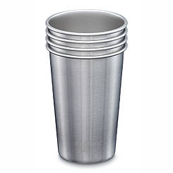 Klean Kanteen Набір сталевих склянок Klean Kanteen Pint Cup 473 мл (4 шт.)