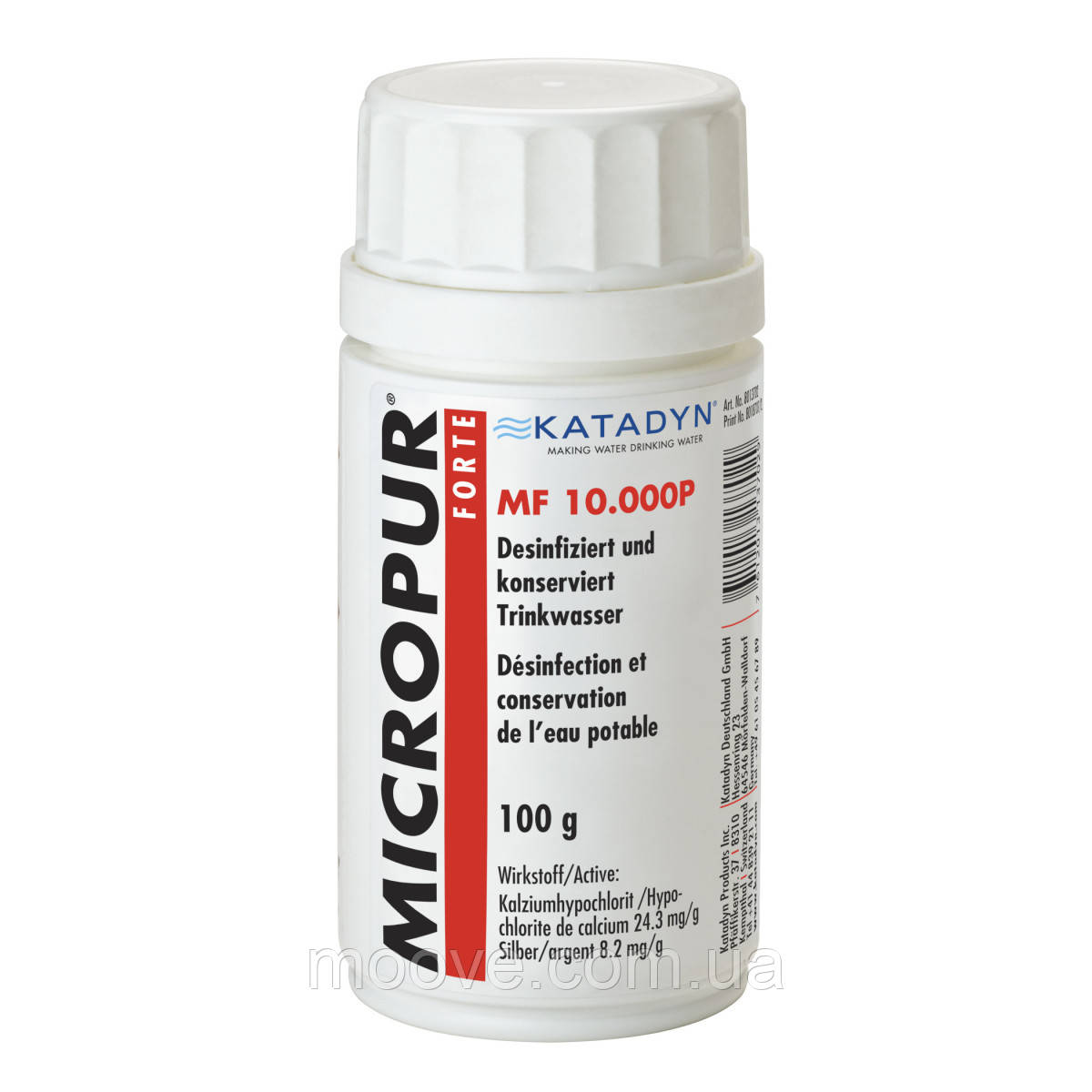 Micropur Порошок для дезінфекції води Micropur Forte MF 10.000P (100 г)