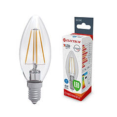 Світлодіодна лампа Electrum C37 4W LC-4F E14 4000К A-LC-1367