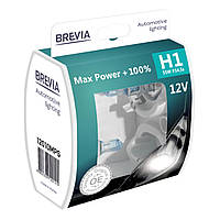 Галогеновая лампа Brevia H1 12V 55W P14.5s Max Power+100% S2
