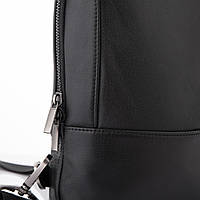 Стильная мужская сумка-слинг из телячьей кожи Newery N4754GA хорошее качество