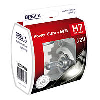 Галогеновая лампа Brevia H7 12V 55W PX26d Power Ultra+ 60% S2