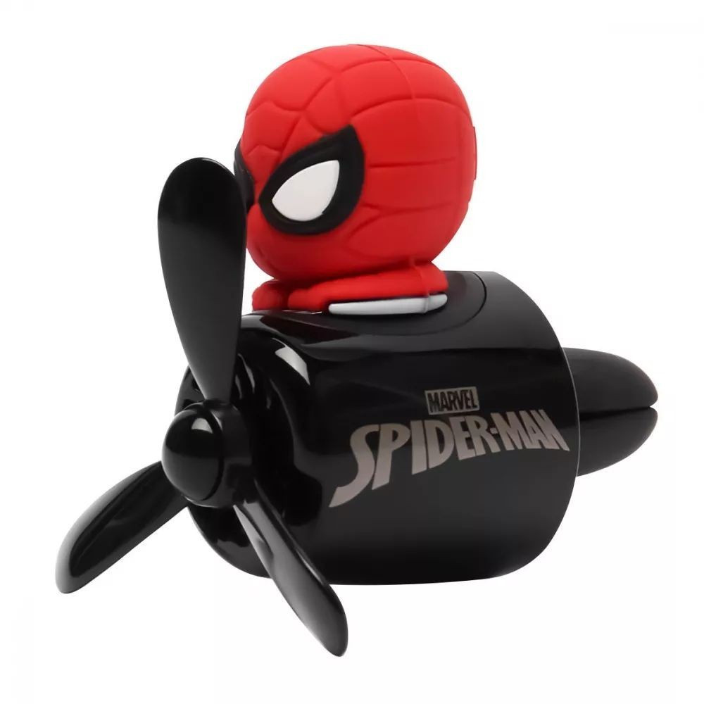 Ароматизатор автомобільний на повітропровід Pilot Spiderman Black, 2 змінні картриджі в комплекті