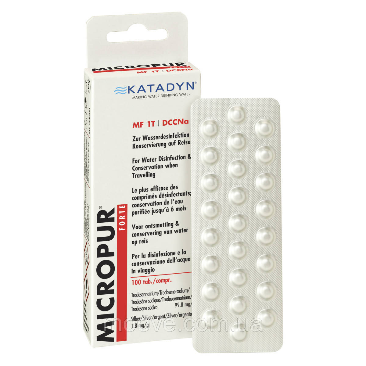Micropur Таблетки для дезінфекції води Micropur Forte MF 1T/100 (4x25 таблеток)