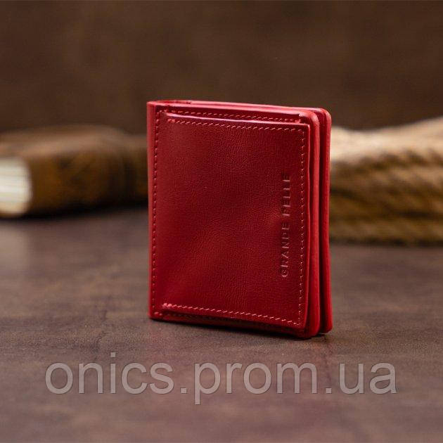 Маленький женский кошелёк ручной работы Grande Pelle 537660 хорошее качество - фото 8 - id-p1931037291