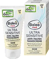 Balea MED Anti-Faltenpflege Q10 Ultra Sensitive Дневной крем от морщин для чувствительной кожи лица 50 мл