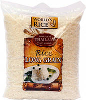 Рис World`s Rice, Классический, Long grain 5 кг