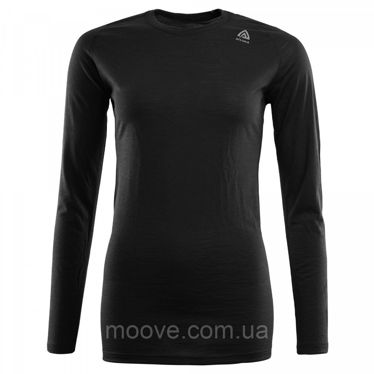 Aclima Термокофта жін. Aclima LightWool 150 Crew Neck Ws Jet Black L