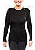Aclima Термокофта жін. Aclima LightWool 150 Crew Neck Ws Jet Black L, фото 5