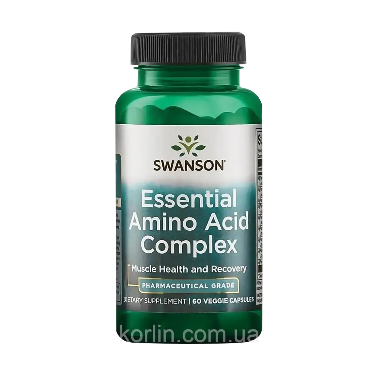 Амінокислоти Комплекс з 9 Амінокислот 60 кап Swanson Essential Amino Acid Complex США Доставка з ЄС
