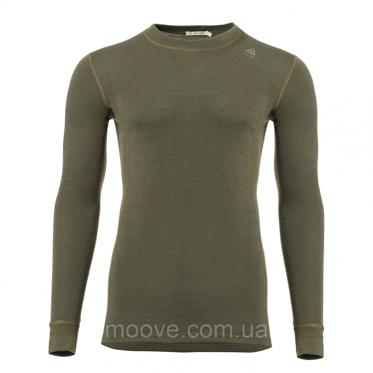 Aclima Термокофта чол. Aclima WarmWool 200 Crew Neck Ms Olive Night L