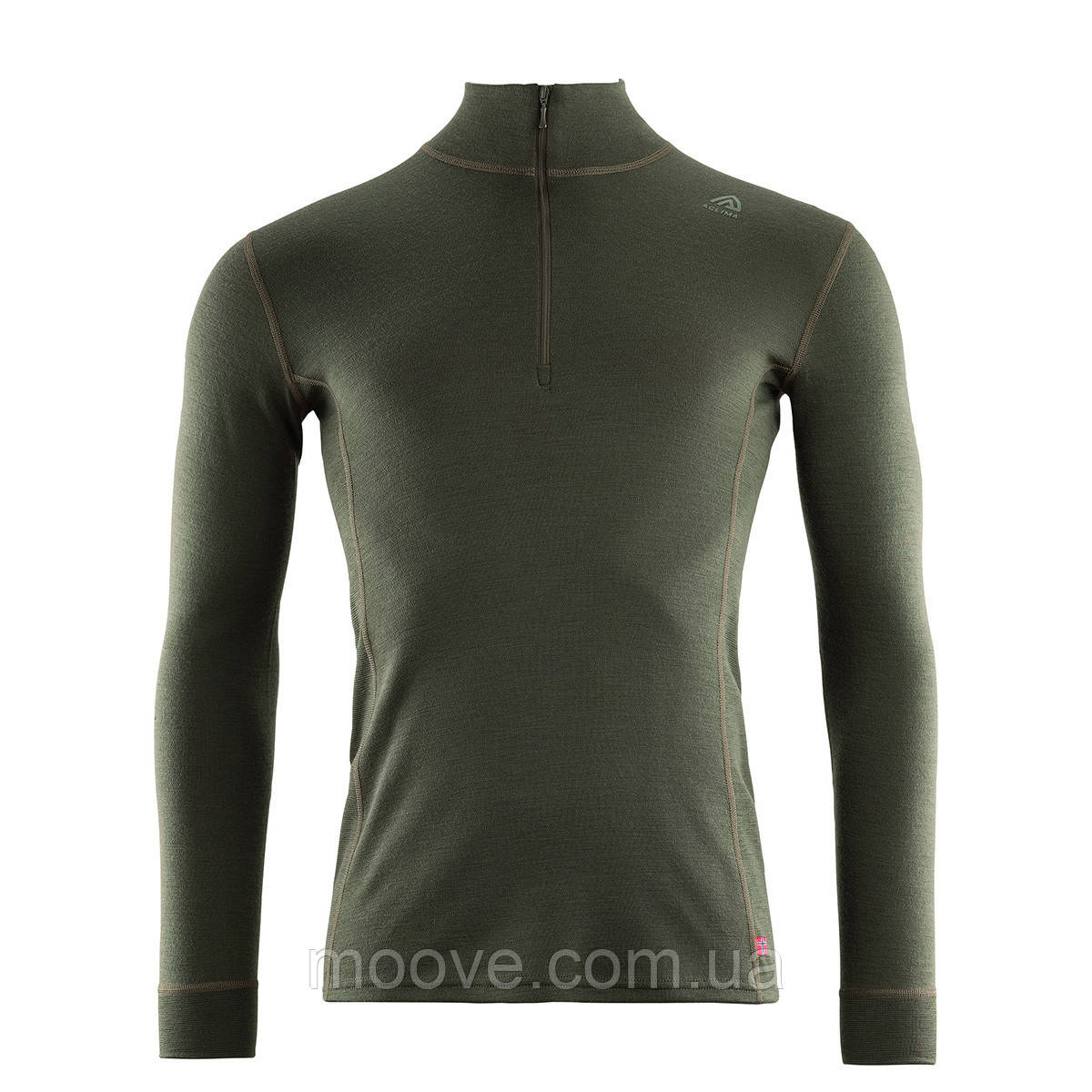 Aclima Термокофта чол. Aclima WarmWool 200 Mock Neck Ms Olive Night M