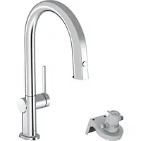 Змішувач hansgrohe Aqittura M91 FilterSystem 210 для кухонної мийки, хром 76803000