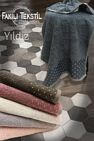 Набор махровых полотенец для бани 70 на 140 см в упаковке 6 штук Fakili Tekstil Yildiz