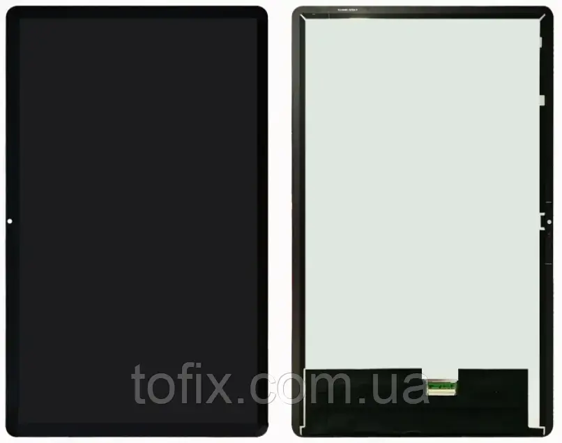 Дисплей Lenovo Tab P11 (TB-J606F) модуль у зборі (екран та сенсор) та рамкою, чорний оригінал