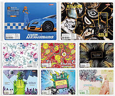 Альбом 40 аркушів, спіраль+фольга, САВ-34, «MAGIKA», 120 г/м², ТМ «Бріск»