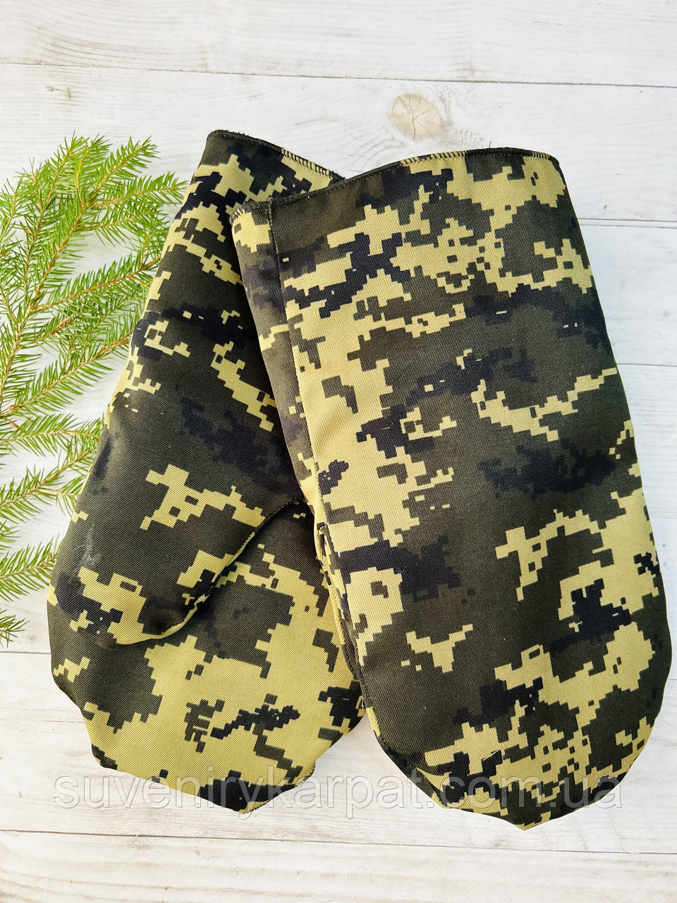 Чоловічі рукавиці з овечої шерсті, для рибалки, для полювання, фото 1