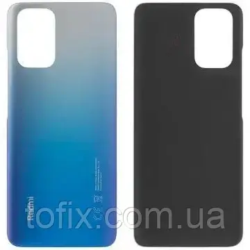 Задня панель корпусу (кришка акумулятора) Xiaomi Redmi Note 10 / Note 10S Blue сервісний оригінал