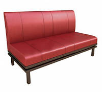 Мягкий диван для кафе на металлическом каркасе NORMAN Зносостійка тканина ФІНТ, 1200х700х1030 мм