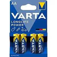 Батарейка VARTA LONGLIFE POWER лужна AA LR6 4штxBL ALKALINE