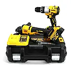 Акумуляторний набір електроінструменту 2в1 DeWalt 36V шуруповерт та болгарка для домашньої майстерні в кейсі, фото 8