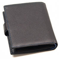 Чёрный кожаный портмоне Marco Coverna mc-1005 хорошее качество