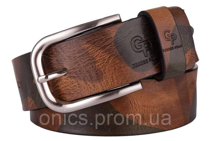 Коричневый кожаный ремень 40 мм Grande Pelle - 470011200 хорошее качество - фото 1 - id-p1931037443