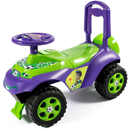 Толокар Doloni Toys (0142/02) — музична автошка в дизайні "Футбол"., фото 1