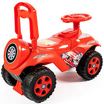 Толокар Doloni Toys (0142/05) — музична автошка в дизайні "Гонічний болід"., фото 5