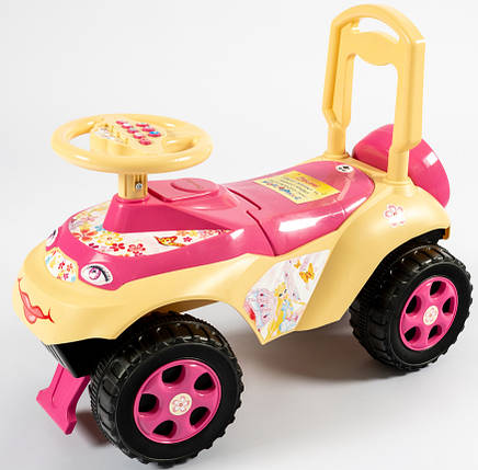 Толокар Doloni Toys (0142/07) — музична автошка в дизайні "Принцеса"., фото 1