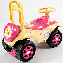 Толокар Doloni Toys (0142/07) — музична автошка в дизайні "Принцеса"., фото 3