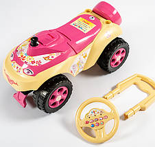 Толокар Doloni Toys (0142/07) — музична автошка в дизайні "Принцеса"., фото 5