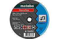 Диск отрезной Metabo 230x3,0х22,2 мм, Novoflex, плоский (41), по стали, A 30 (616452000)