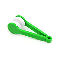 Мини-щетка для очистки линз очков из микрофибры 7*2 см Зеленый