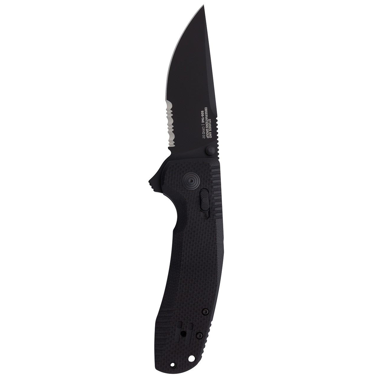 Ніж складаний SOG TAC XR (Black/Partially Serrated)