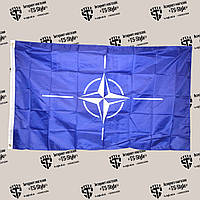 Прапор НАТО з поліестеру з люверсами
