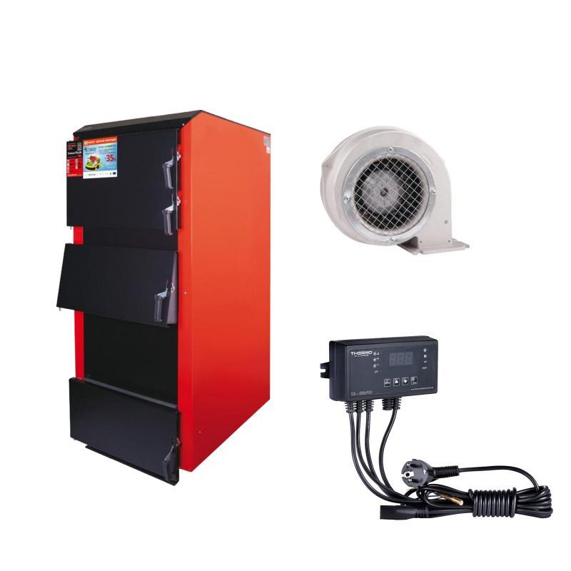 Thermo Alliance Vulcan Plus V 3.0 Котел твердопаливний сталевий VPSFW 100 + Вентилятор котла від 60 до 70 кВт,, фото 1