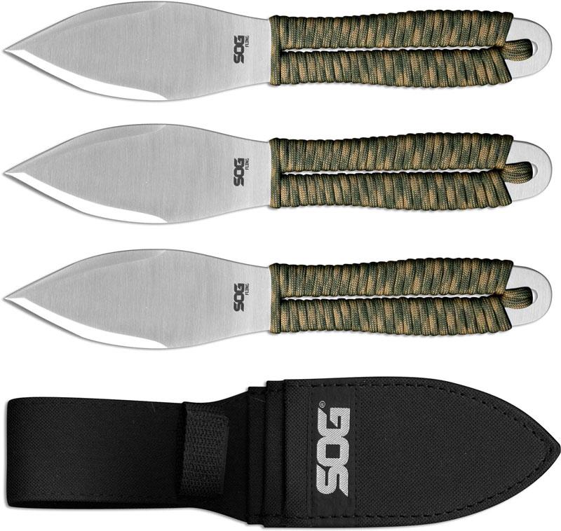 Набір ножів для метання SOG Fling, Satin